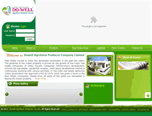 Tablet Screenshot of dowellltd.com